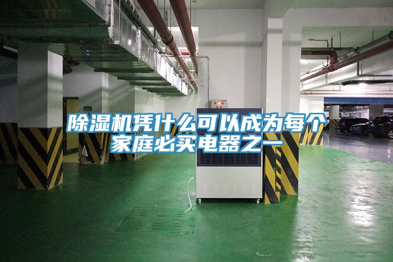 除濕機憑什么可以成為每個家庭必買電器之一
