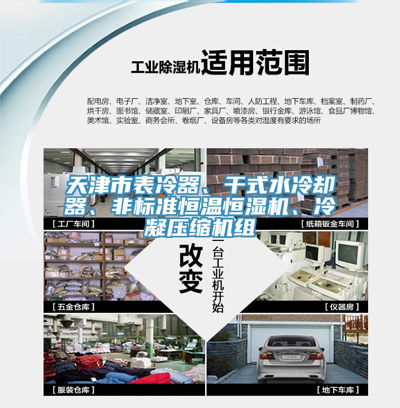 天津市表冷器、干式水冷卻器、非標準恒溫恒濕機、冷凝壓縮機組