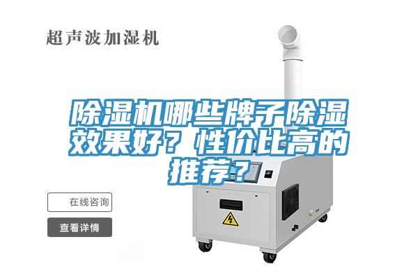 除濕機(jī)哪些牌子除濕效果好？性價比高的推薦？